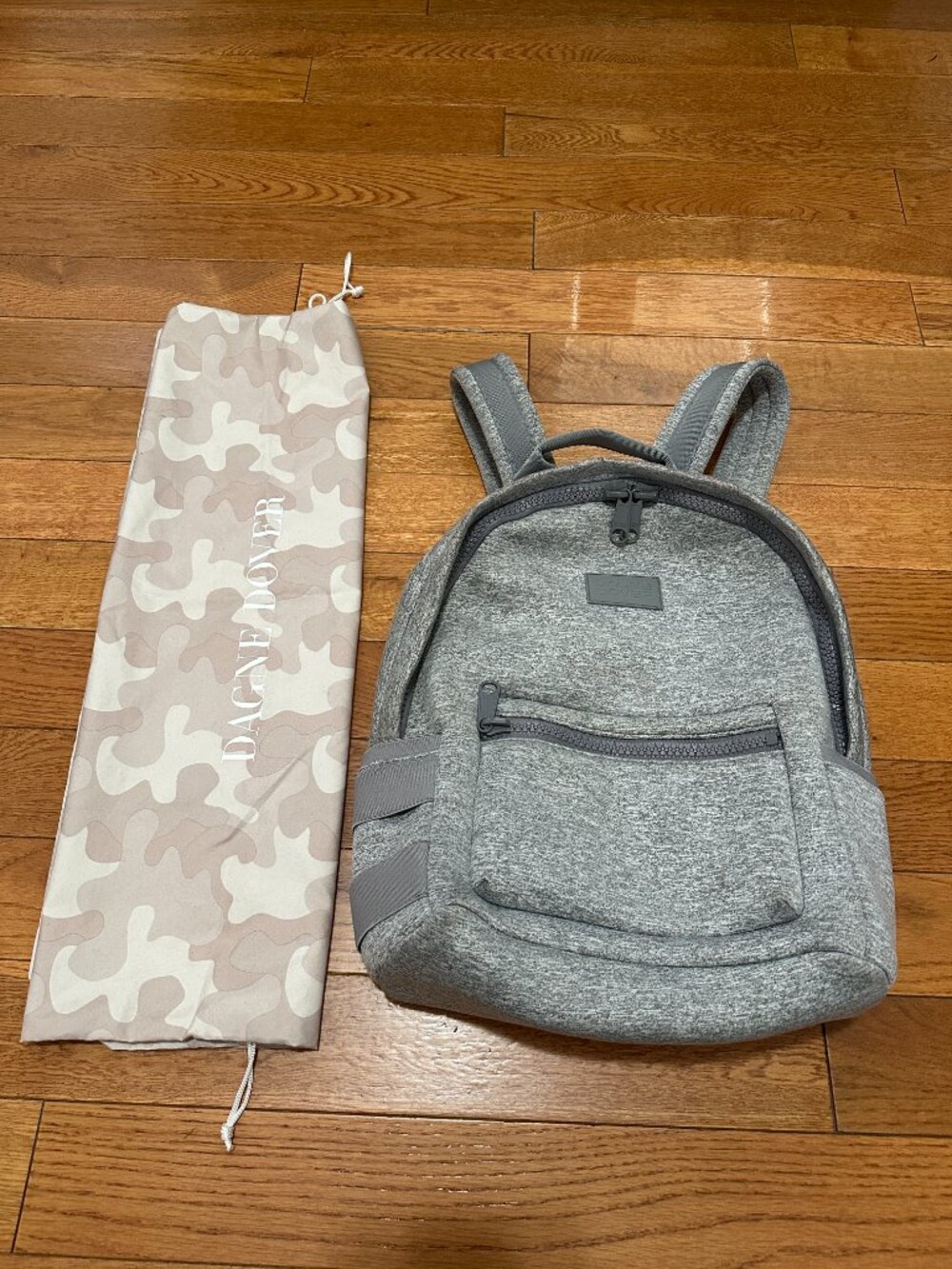 Dagne Dover Medium Dakota Neoprene Backpack Heather Grey